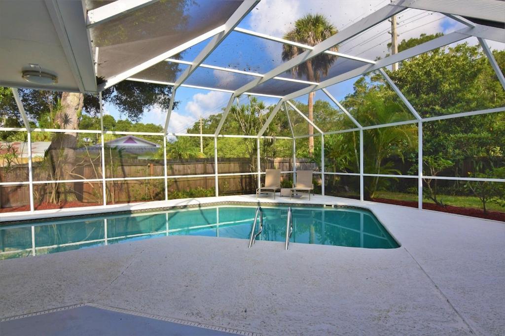 サラソータ Clematis House Near Arlington Park With Heated Poolヴィラ エクステリア 写真