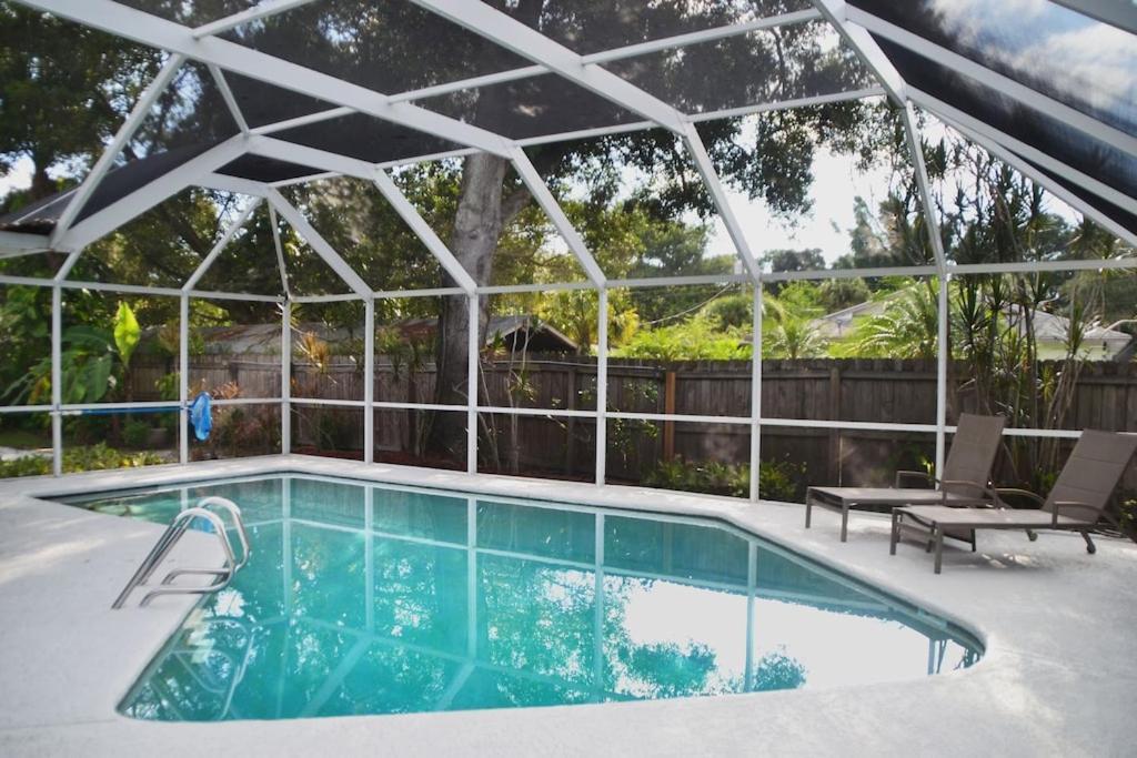サラソータ Clematis House Near Arlington Park With Heated Poolヴィラ エクステリア 写真