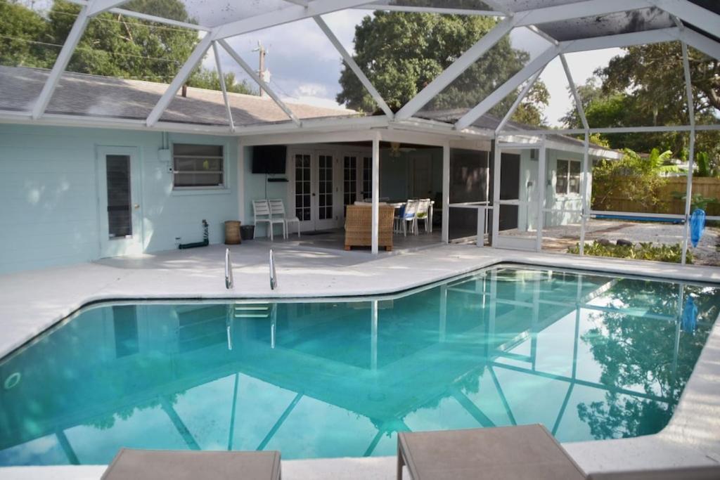 サラソータ Clematis House Near Arlington Park With Heated Poolヴィラ エクステリア 写真